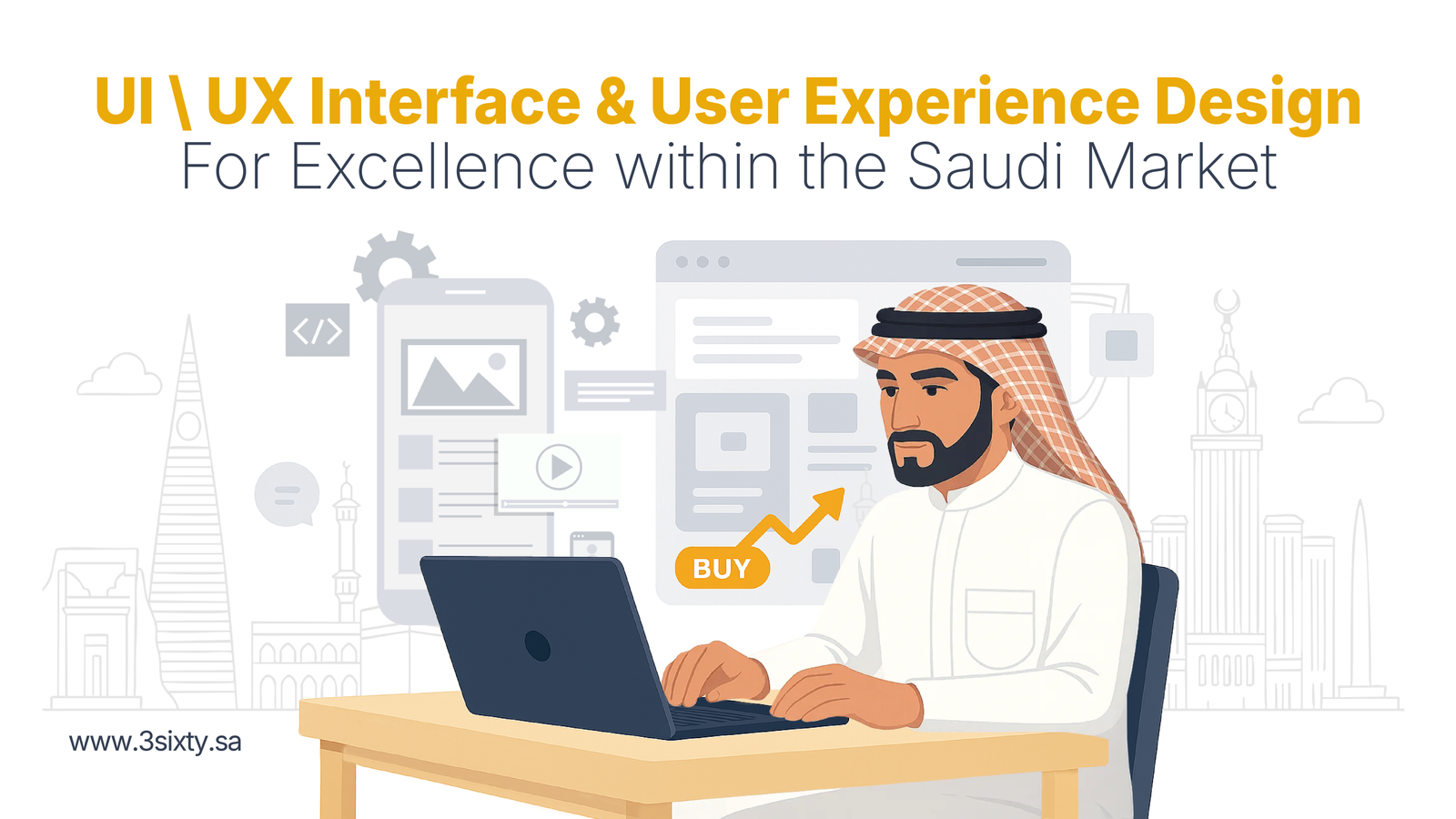 UI UX interface and user experience design for excellence within the Saudi market
