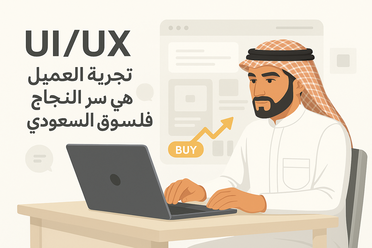 تصميم واجهة وتجربة المستخدم ui ux للتميز داخل السوق السعودي