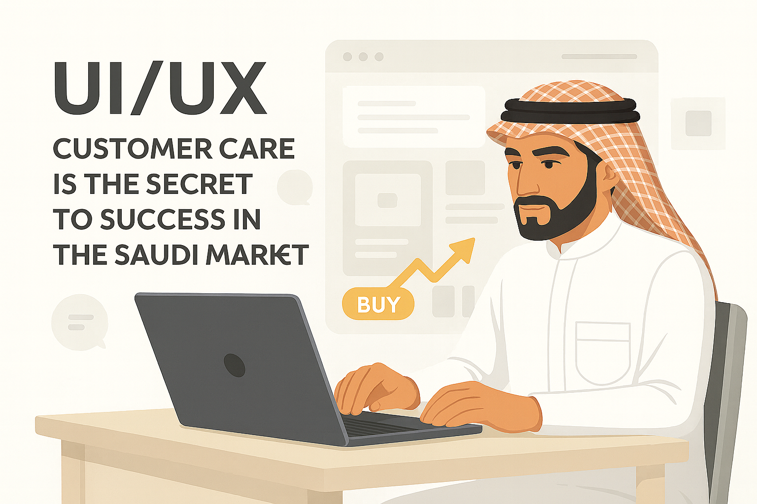 UI UX interface and user experience design for excellence within the Saudi market